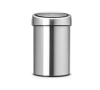 Poubelle à couvercle tactile TOUCH BIN 3 l, anti trdoigts, acier mat, Brabantia