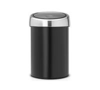 Poubelle à couvercle tactile TOUCH BIN 3 l, noir, Brabantia