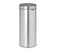 Poubelle à couvercle tactile TOUCH BIN NEW 30 l, acier mat, Brabantia
