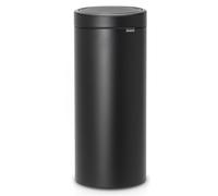 Brabantia Poubelle Touch Bin 30 L noir mat