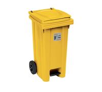 Poubelle À Déchets Pour Collecte Sélective 120L Avec Roues