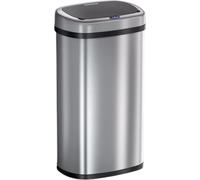 Poubelle à détecteur DEUS, 58 litres, acier inoxydable