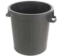 Poubelle à gravats PE noir 75 l 27 kg VINMER - 391075