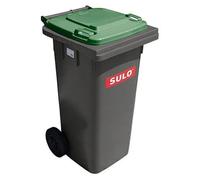 Poubelle à ordures MGB 120 L, Gris/couvercle Vert