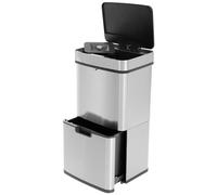 Poubelle à ouverture automatique 60 L pour le tri sélectif
