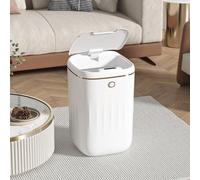 Poubelle à ouverture automatique de 20 litres - Sans contact - Détecteur de mouvement - Poubelle pour cuisine et salle de bains