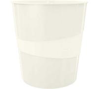 Poubelle à Papier Design en plastique solide 15 litres - Blanc