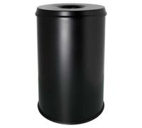 poubelle à papier sécurisée pour ERP 30 litres - Noir