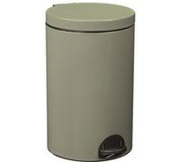 Poubelle à pédale 20l gris vert Rossignol 90246 gris/vert G