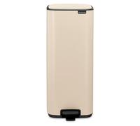 Poubelle à Pédale 30l Beige Brabantia Fermeture Douce Et Grande Capacité Pour La Cuisine. - Brabantia International B