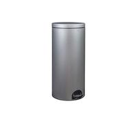 Rossignol Poubelle à pédale Sania 90141 – 30 L gris métal