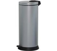 Poubelle à pédale 30l gris métal - Rossignol - 94067 - magic