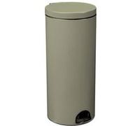 Rossignol Poubelle à pédale Elora 90319 – 30 L – Gris/Vert