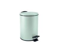 Poubelle ? P?dale Acier Adelar 3l Vert Mat