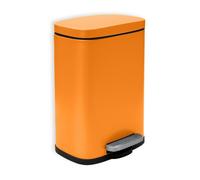 Poubelle à pédale Acier AKIRA 5L Orange mat Spirella