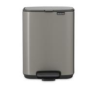 Poubelle à pédale BO 4 l, platine, acier, Brabantia