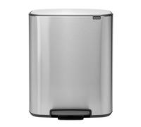 Poubelle à pédale BO 60 l, acier mat, Brabantia