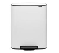Poubelle à pédale BO 60 l, blanc, Brabantia