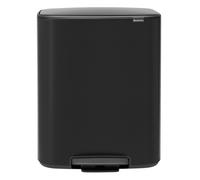 Poubelle à pédale BO 60 l, noir, Brabantia