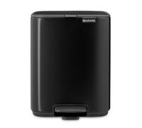 brabantia Poubelle à Pédale "Bo Waste Bin", 7L - Matt Black