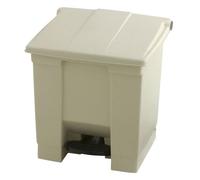 Poubelle à pédale classique 30 L Beige Rubbermaid