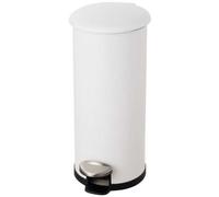 helit H2406705 helit poubelle à pédale "the zinc", 30 litres, blanc