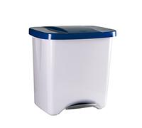 Poubelle à Pédale Écologique, 50 L, Bleu