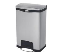 Poubelle à Pédale Frontale Inox Slim Jim Step-On 50L - Rubbermaid