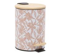 Paris Prix Poubelle à pédale Bloom – 3L imprimée Rose