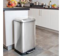 Poubelle À Pédale Inox Greenwich - 30L - Argent