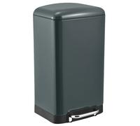 Kitchen Move Poubelle à pédale Greenwich BAT-97249 inox 40 L Gris