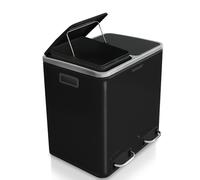 Poubelle à pédale Karat Felix Système de tri Noir 2 x 30 litres (60 litres)