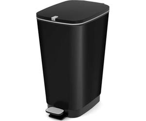 Poubelle à Pédale KIS Chic Bin Style, 42.5L, Noir, Polypropylène, Anti Odeur, Antidérapant