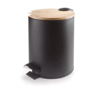 Poubelle à pédale Lacor Noir 5 L