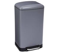 Poubelle à pédale métal 30L ""Ariane"" gris anthracite - 5five
