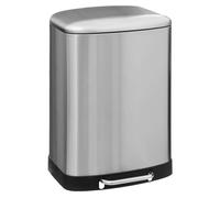 Poubelle spacieuse, inox, 50 L