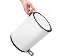 Poubelle à pédale moderne et souple avec couvercle en ABS et récipient intérieur en acier inoxydable de 6 litres