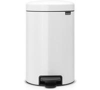 Poubelle à pédale Newicon 12 l blanc Code C - Brabantia - Blanc - Métal blanc G