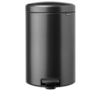 Poubelle à pédale NEWICON 20 l, gris confidentiel, acier, Brabantia