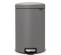 Poubelle à pédale NEWICON 20 l, gris minéral, Brabantia