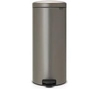 Poubelle à pédale newicon 30 l platinum code g - Brabantia - Gris - Métal Gris G