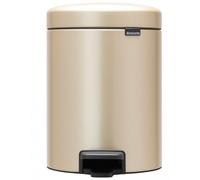 Poubelle à pédale NEWICON 5 l, champagne, Brabantia