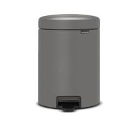 Poubelle à pédale NEWICON 5 l, gris minéral, Brabantia