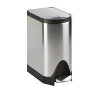 Poubelle à pédale simplehuman « Papillon » de 30 litres, en acier inoxydable brossé anti-traces de doigts - 8,2 x 8,2 x 31,2 cm ; CW1824