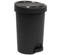 Poubelle à pédale Stepy, 15 litres, PP, anthracite