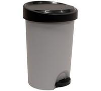 Poubelle à pédale Stepy, 15 litres, PP, gris/anthracite