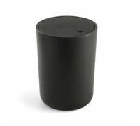 TODAY Poubelle Plastique Black, Noir, 21x21x29cm