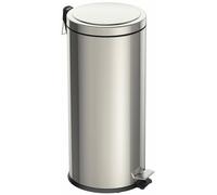 Poubelle à pédale Tramontina BRASIL, poubelle, poubelle à déchets, acier inoxydable, 30 L, 94538-130
