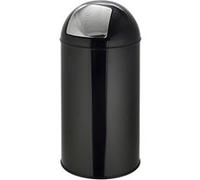 Poubelle à poussoir / Poubelle automatique PUSH 50L satin noir hjh OFFICE Noir G
