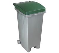 Poubelle à roulettes pour le tri sélectif 80 litres Tata ICS - Green